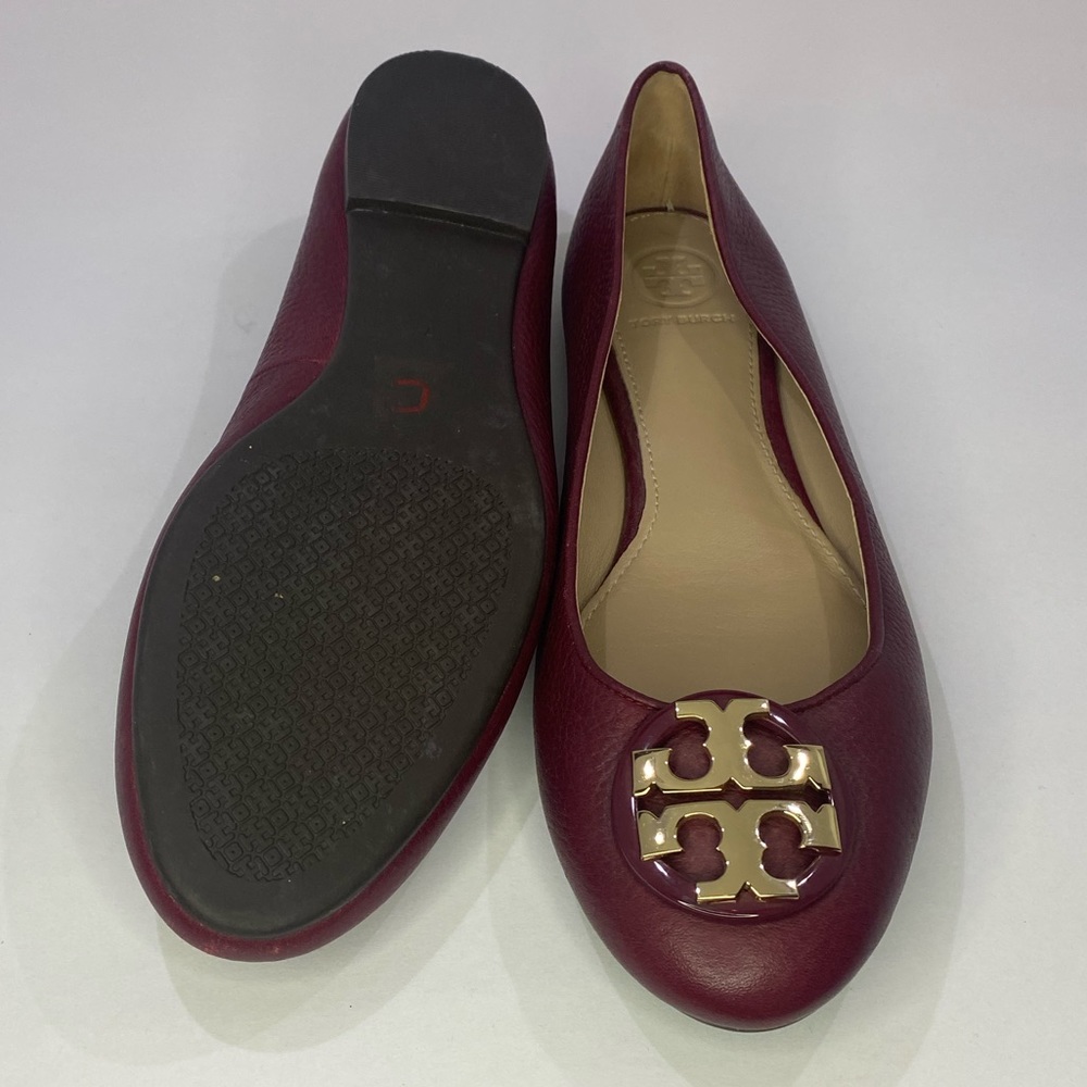 Tory Burch Maroon Flats
